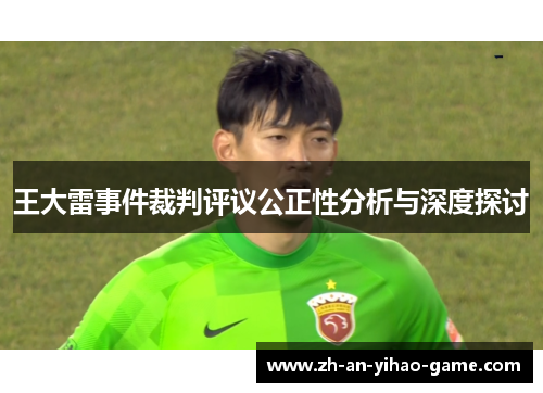 王大雷事件裁判评议公正性分析与深度探讨 王大雷事件裁判评议公正性分析与深度探讨